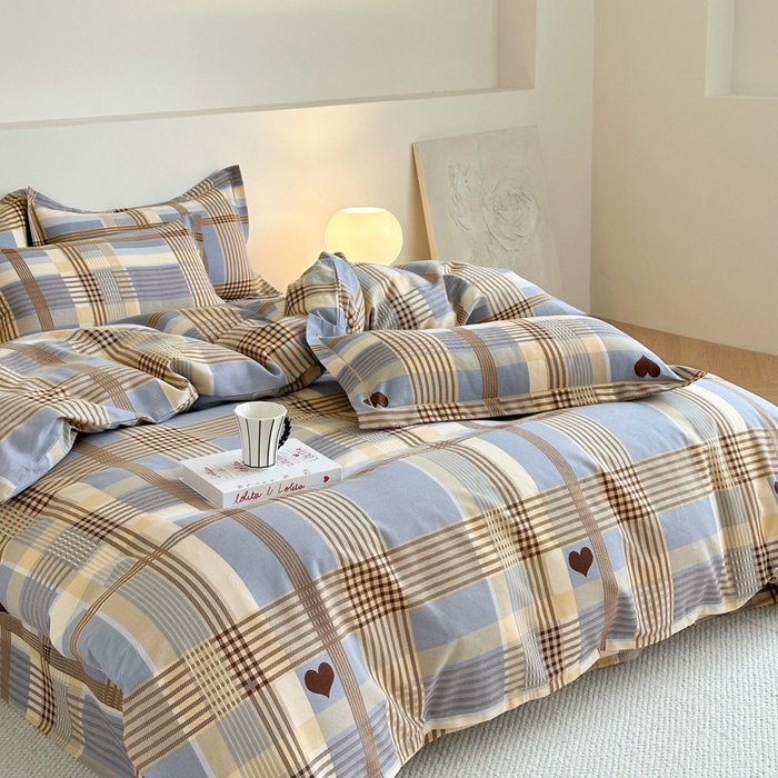 91家纺网 家纺一手货源 找家纺 塞纳 2026新款铂金暖绒加厚磨毛单被套 爱情条约