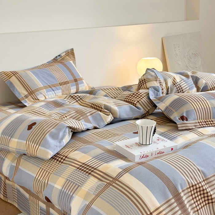 91家纺网 家纺一手货源 找家纺 塞纳 2026新款铂金暖绒加厚磨毛单被套 爱情条约