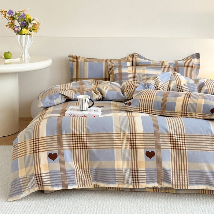 91家纺网 家纺一手货源 找家纺 塞纳 2026新款铂金暖绒加厚磨毛单被套 爱情条约