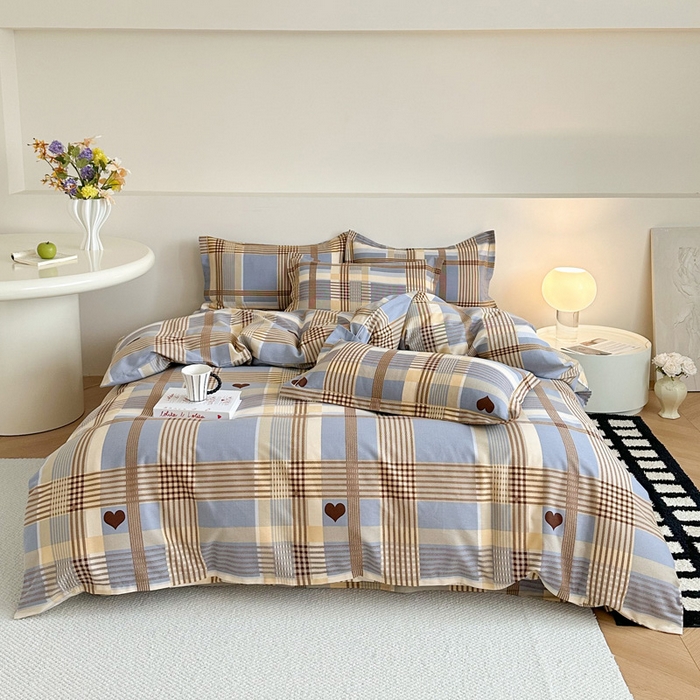 91家纺网 家纺一手货源 找家纺 塞纳 2026新款铂金暖绒加厚磨毛单被套 爱情条约