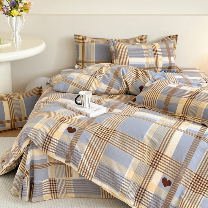 91家纺网 家纺一手货源 找家纺 塞纳 2026新款铂金暖绒加厚磨毛单被套 爱情条约