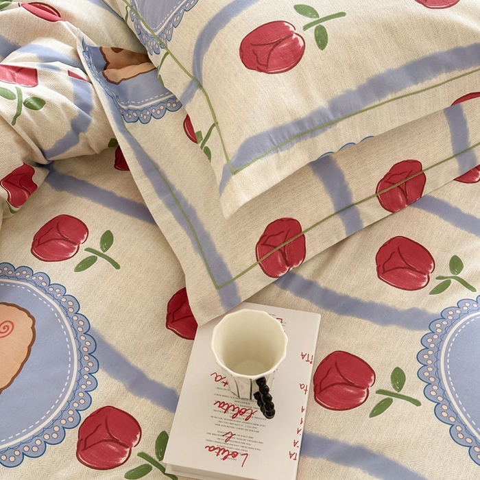 91家纺网 家纺一手货源 找家纺 塞纳 2026新款铂金暖绒加厚磨毛单被套 吉米熊