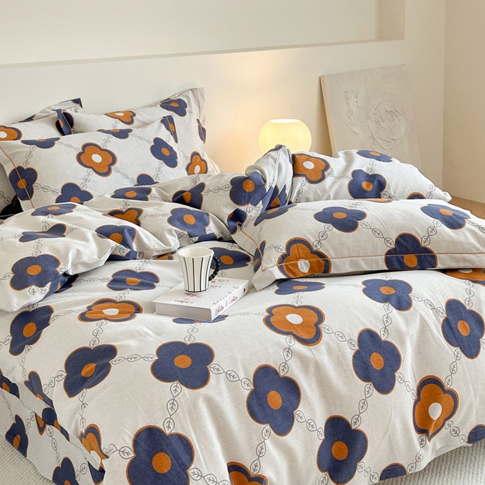 91家纺网 家纺一手货源 找家纺 塞纳 2026新款铂金暖绒加厚磨毛单被套 风尚