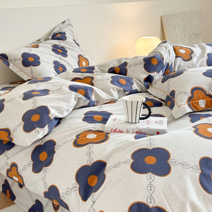 91家纺网 家纺一手货源 找家纺 塞纳 2026新款铂金暖绒加厚磨毛单被套 风尚