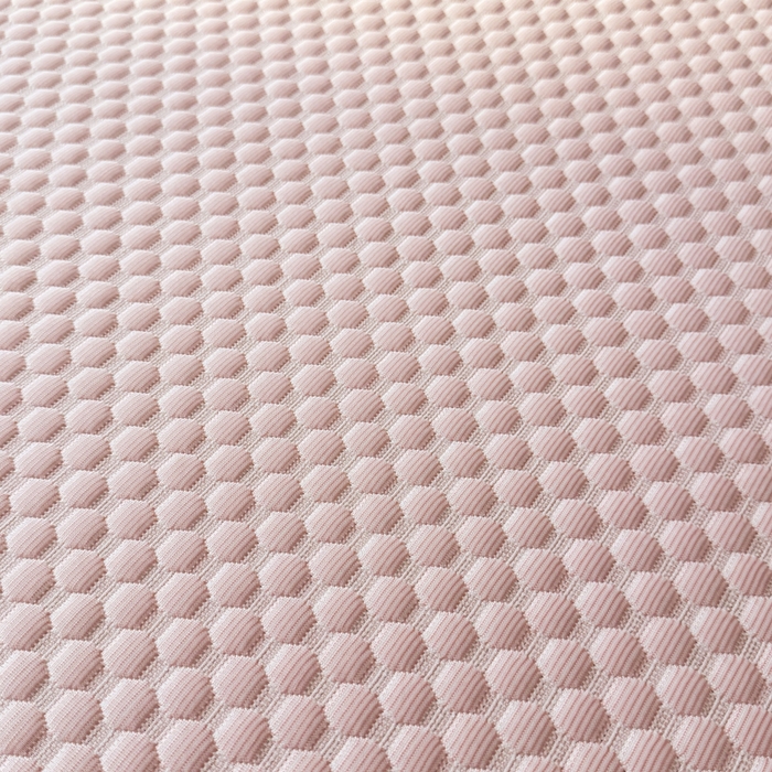 91家纺网 家纺一手货源 找家纺 梵朴 2025新款直播贴布刺绣凉感凉豆豆凉席席子三件套空调软席-幸运熊系列 幸运熊-粉