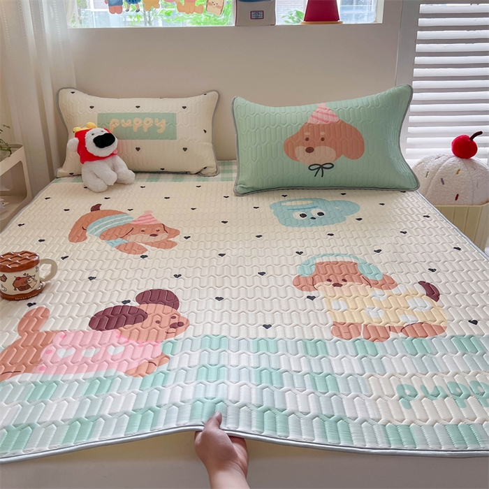 韩都家居 2025春夏新款ins大版卡通乳胶席凉席席子（包含买家秀）春日小狗