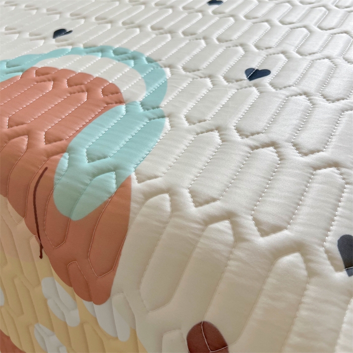 91家纺网 家纺一手货源 找家纺 韩都家居 2025春夏新款ins大版卡通乳胶席凉席席子（包含买家秀）春日小狗