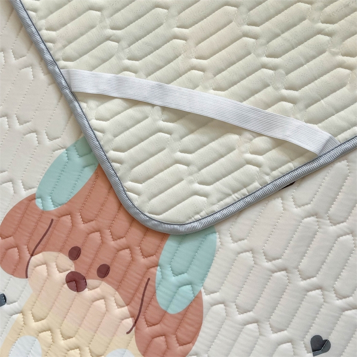 91家纺网 家纺一手货源 找家纺 韩都家居 2025春夏新款ins大版卡通乳胶席凉席席子（包含买家秀）春日小狗