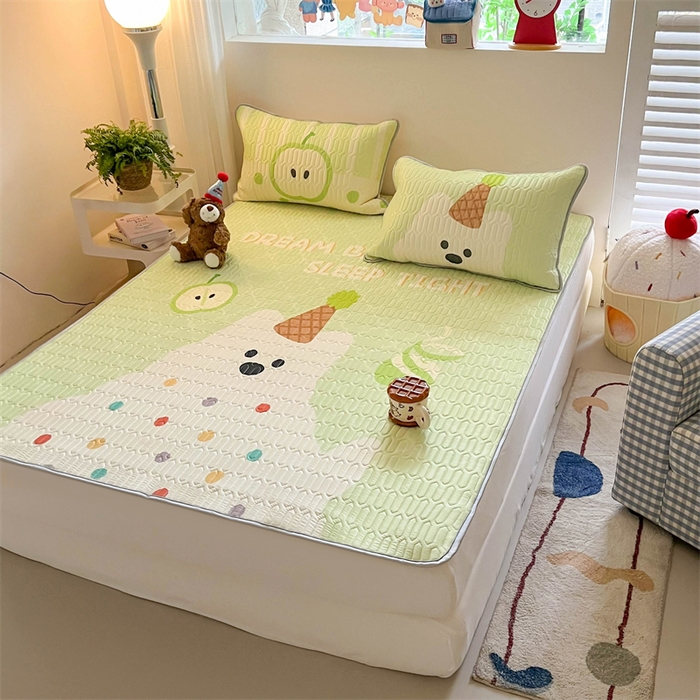 91家纺网 家纺一手货源 找家纺 韩都家居 2025春夏新款ins大版卡通乳胶席凉席席子（包含买家秀）哈喽