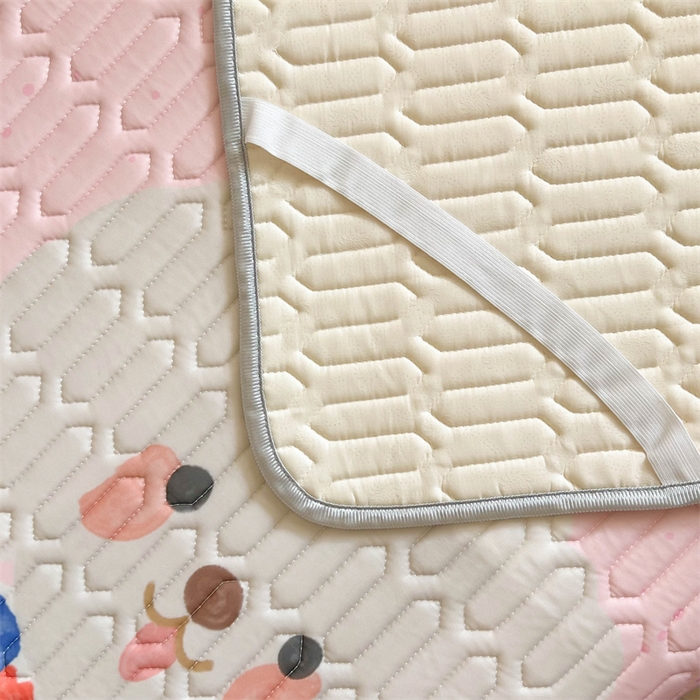 91家纺网 家纺一手货源 找家纺 韩都家居 2025春夏新款ins大版卡通乳胶席凉席席子（包含买家秀）奶油童话