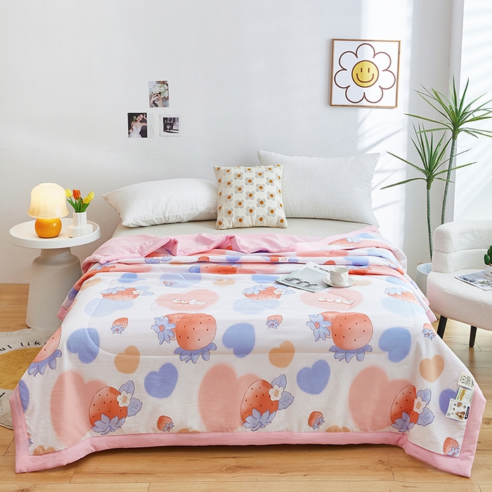 91家纺网 家纺一手货源 找家纺 （总）欧朵2025新款A类水洗棉夏被系列