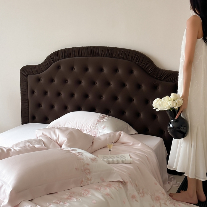 91家纺网 家纺一手货源 找家纺 （总）佳汐蓝2025新款60兰精天丝+绣花 花沐语四件套券后不低于398元/418