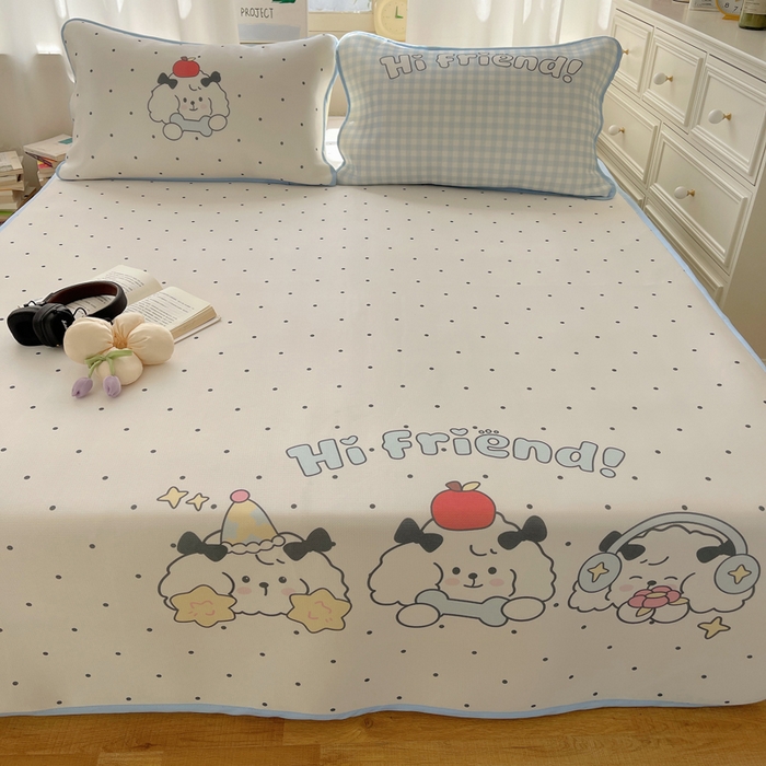 91家纺网 家纺一手货源 找家纺 顾里家纺 2025新款韩式Chic风冰感牛奶丝软席席子 会员➖5元 好友假期