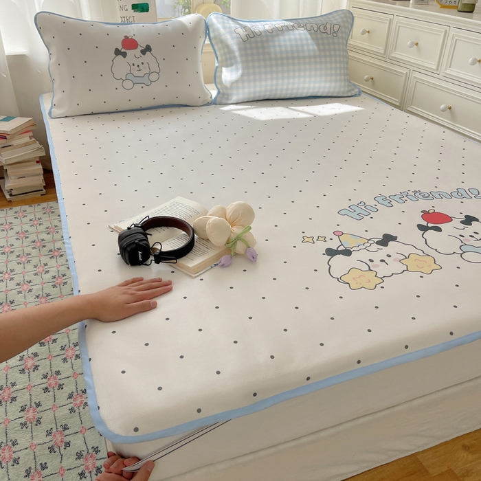 91家纺网 家纺一手货源 找家纺 顾里家纺 2025新款韩式Chic风冰感牛奶丝软席席子 会员➖5元 好友假期