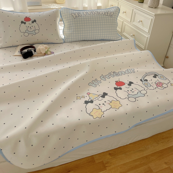 91家纺网 家纺一手货源 找家纺 顾里家纺 2025新款韩式Chic风冰感牛奶丝软席席子 会员➖5元 好友假期