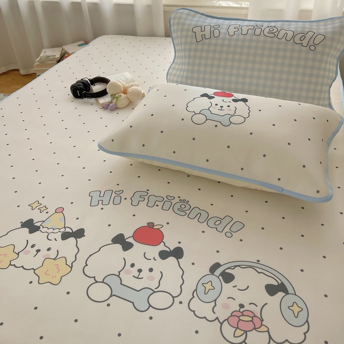 91家纺网 家纺一手货源 找家纺 顾里家纺 2025新款韩式Chic风冰感牛奶丝软席席子 会员➖5元 好友假期