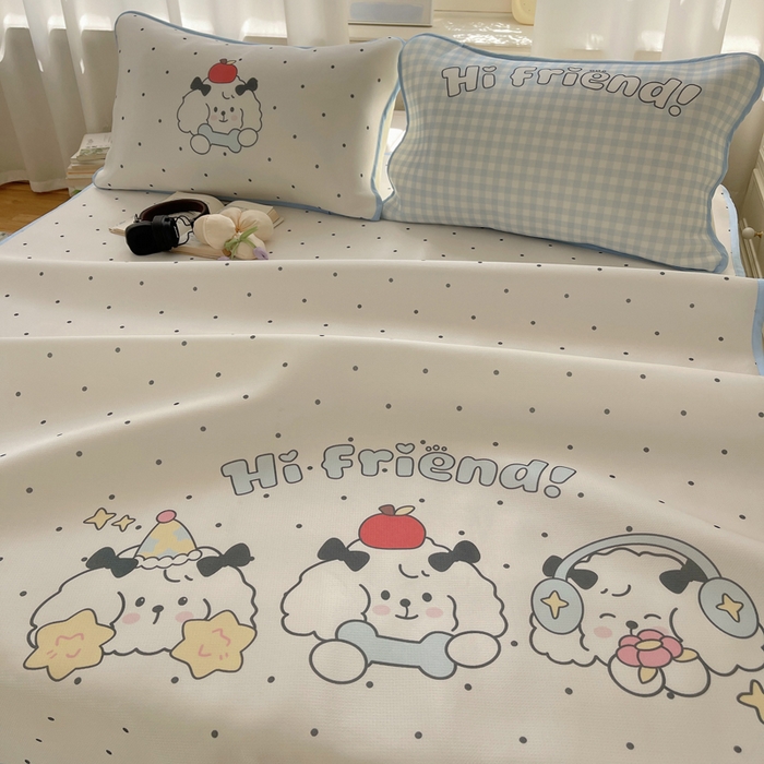 91家纺网 家纺一手货源 找家纺 顾里家纺 2025新款韩式Chic风冰感牛奶丝软席席子 会员➖5元 好友假期