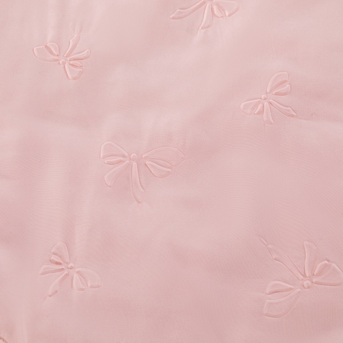 91家纺网 家纺一手货源 找家纺 宝宝纱2025新款5D压花针织水洗棉夏被 半夏粉