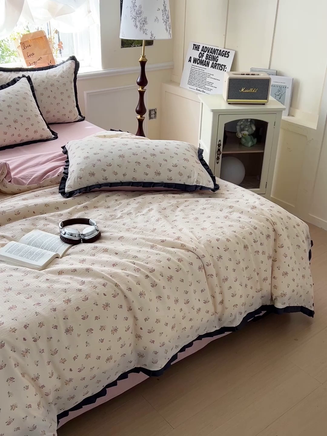 91家纺网 家纺一手货源 找家纺 一比一2025新款赫本风四件套 赫本风-梦境