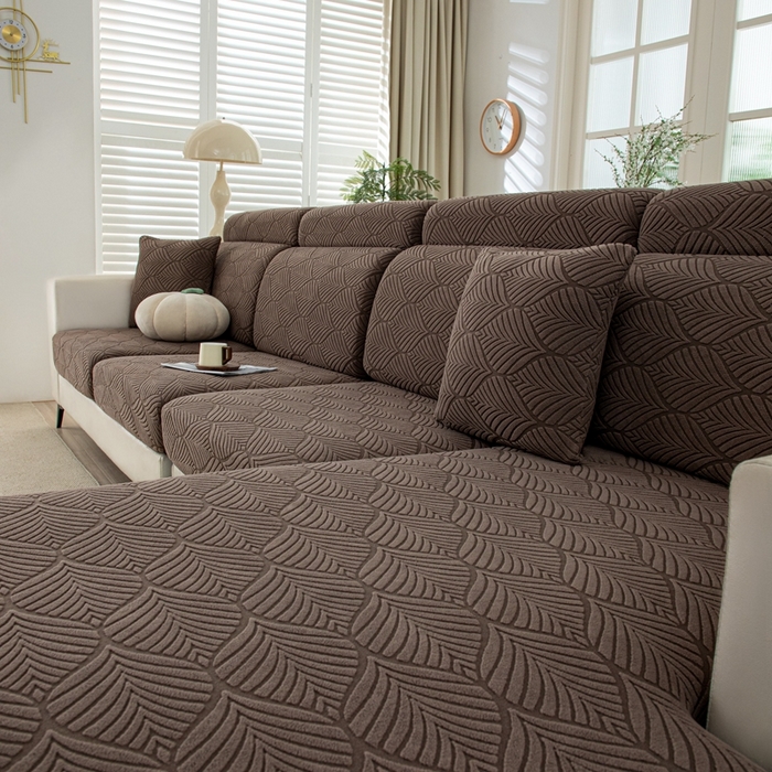 91家纺网 家纺一手货源 找家纺 沐沐2026新款和悦沙发笠 咖啡