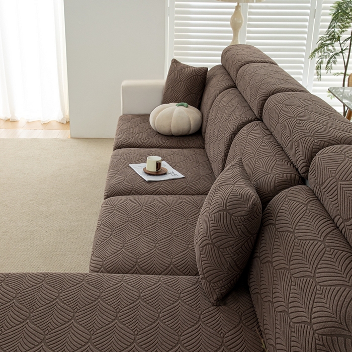 91家纺网 家纺一手货源 找家纺 沐沐2026新款和悦沙发笠 咖啡