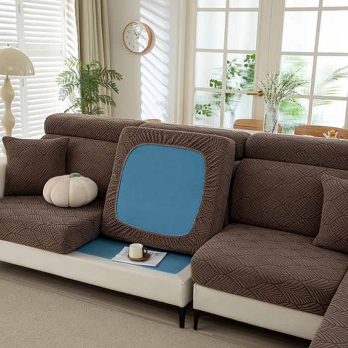 91家纺网 家纺一手货源 找家纺 沐沐2026新款和悦沙发笠 咖啡