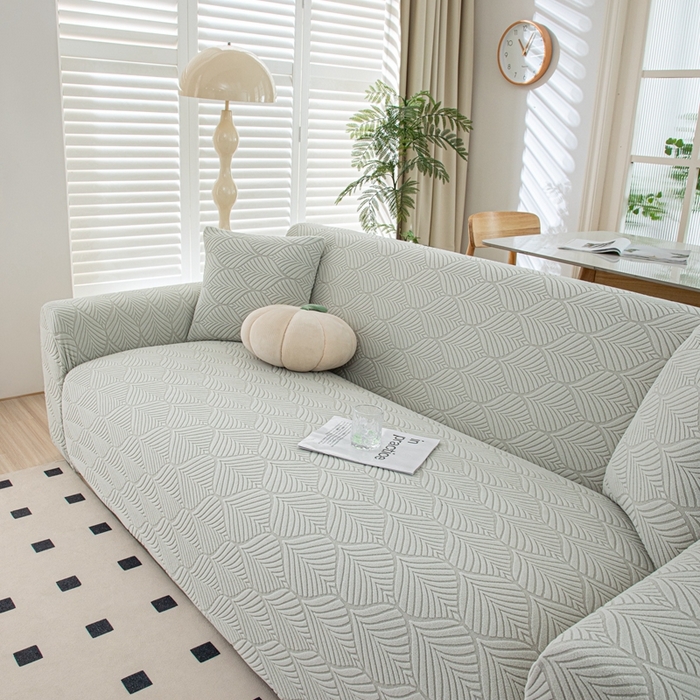 91家纺网 家纺一手货源 找家纺 沐沐2026新款和悦沙发套 浅灰