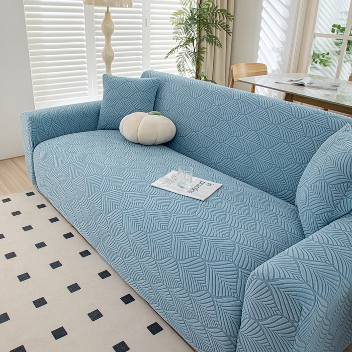 沐沐2026新款和悦沙发套 孔雀蓝