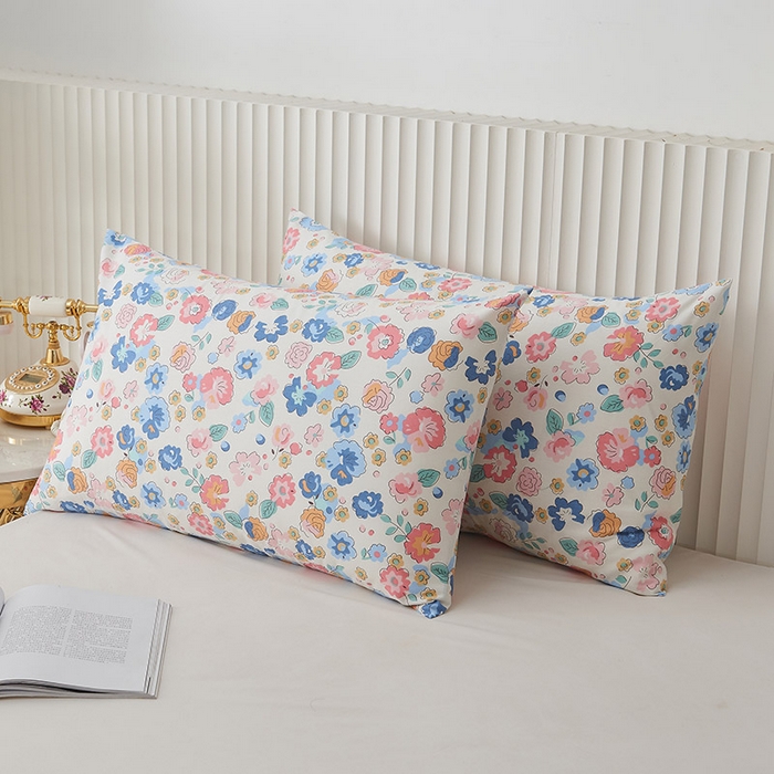 91家纺网 家纺一手货源 找家纺 （总）【厂家特供】爱妮玖玖 素印双拼单层床裙四件套