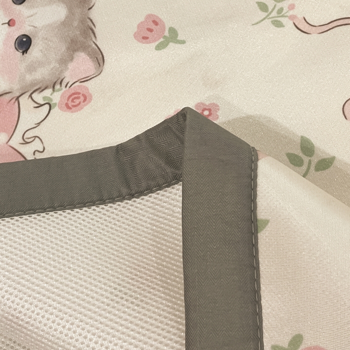 91家纺网 家纺一手货源 找家纺 （总）慕澄家纺 2025新款小清新萌宠系列碳光冰丝凉席