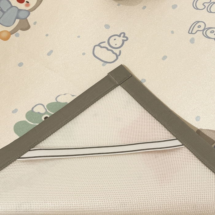 91家纺网 家纺一手货源 找家纺 慕澄家纺 2025新款小清新萌宠系列碳光冰丝凉席 宠宠企鹅