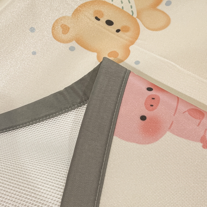 91家纺网 家纺一手货源 找家纺 慕澄家纺 2025新款小清新萌宠系列碳光冰丝凉席 宠宠企鹅