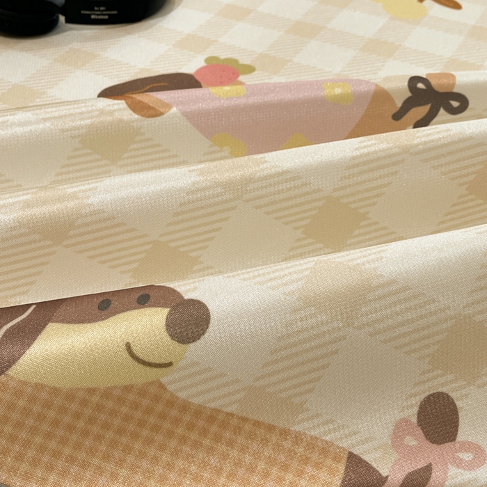 91家纺网 家纺一手货源 找家纺 慕澄家纺 2025新款小清新萌宠系列碳光冰丝凉席 欢乐犬