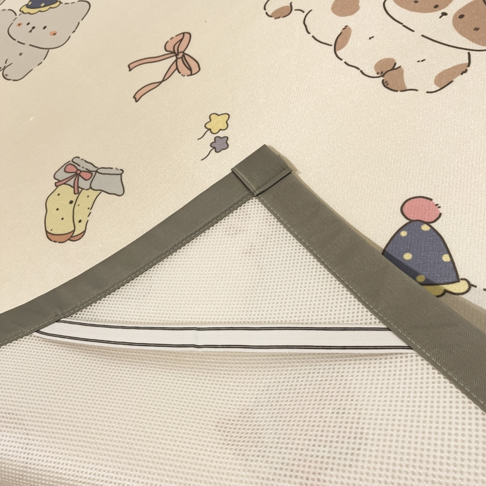 91家纺网 家纺一手货源 找家纺 慕澄家纺 2025新款小清新萌宠系列碳光冰丝凉席 猫猫礼物