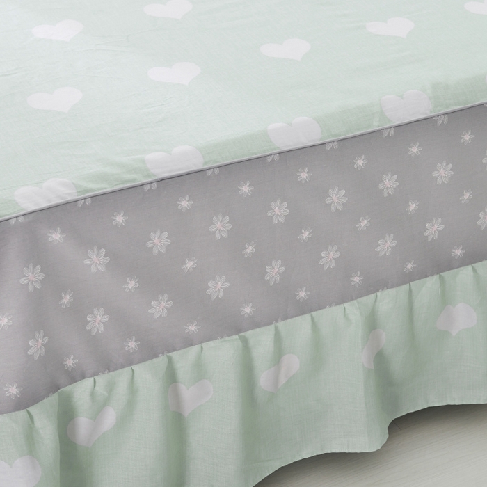 91家纺网 家纺一手货源 找家纺 （总）爱妮玖玖2025新款床裙信封枕四件套