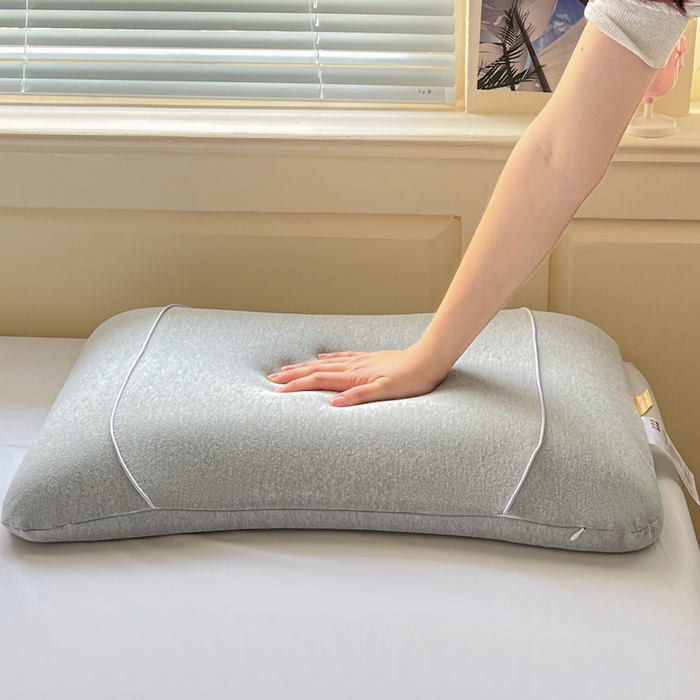 91家纺网 家纺一手货源 找家纺 卓昌枕芯 2025新款生物基针织枕芯三种纯色枕头枕芯 生物基软糯零压枕 40*60*8cm女士款一只