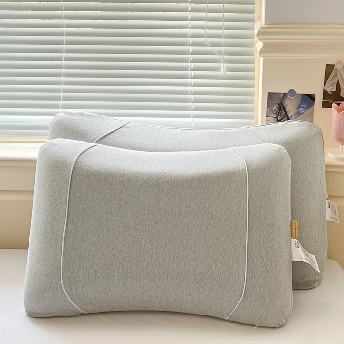 91家纺网 家纺一手货源 找家纺 卓昌枕芯 2025新款生物基针织枕芯三种纯色枕头枕芯 生物基软糯零压枕 45*65*10cm男士款一只