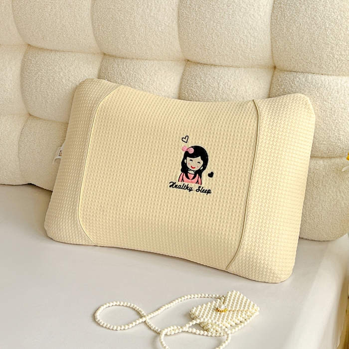 91家纺网 家纺一手货源 找家纺 卓昌枕芯 2025新款天然生物基零压力情侣枕亲子枕 女士款40x60x8cm 枕芯一只