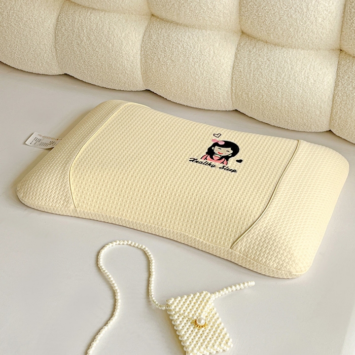 91家纺网 家纺一手货源 找家纺 卓昌枕芯 2025新款天然生物基零压力情侣枕亲子枕 女士款40x60x8cm 枕芯一只