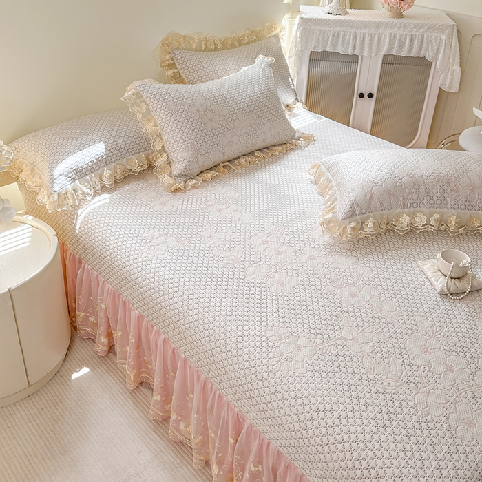 91家纺网 家纺一手货源 找家纺 （总）网红馆（ck家纺） 2025新款PE冰席床盖三件套