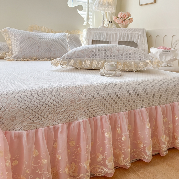 91家纺网 家纺一手货源 找家纺 （总）网红馆（ck家纺） 2025新款PE冰席床盖三件套