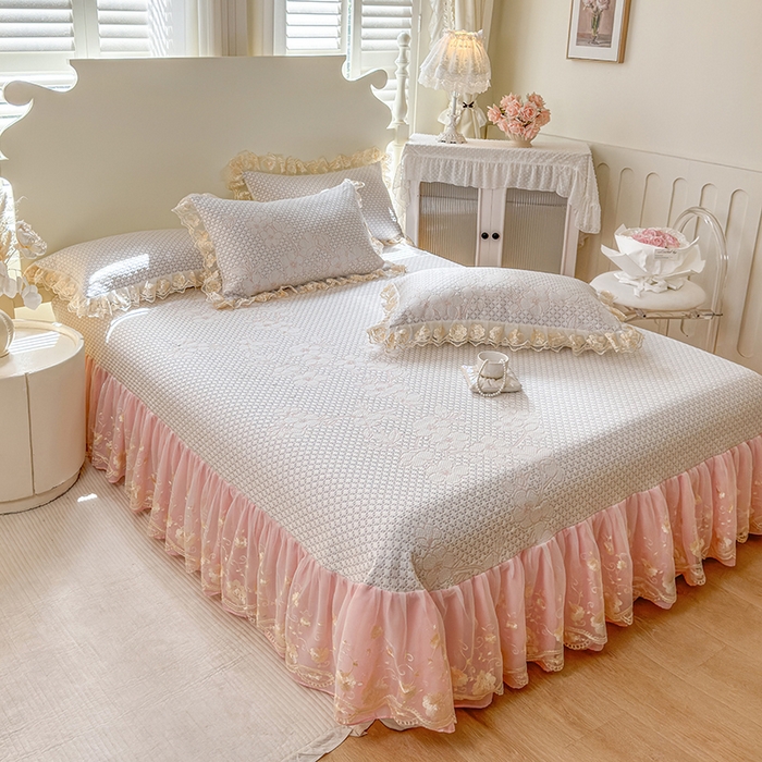 91家纺网 家纺一手货源 找家纺 （总）网红馆（ck家纺） 2025新款PE冰席床盖三件套