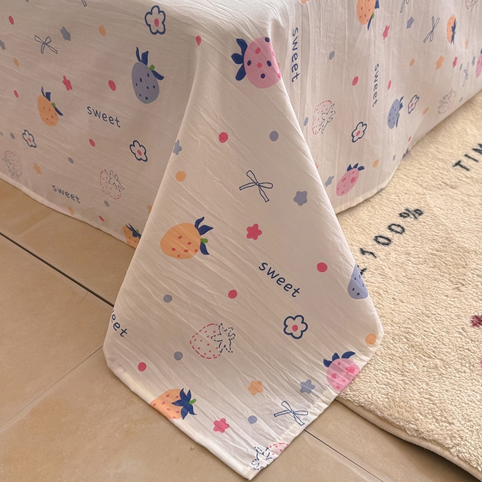 91家纺网 家纺一手货源 找家纺 沃朴家居 2025春夏新款亲肤水洗棉毛巾绣四件套 海宝派派