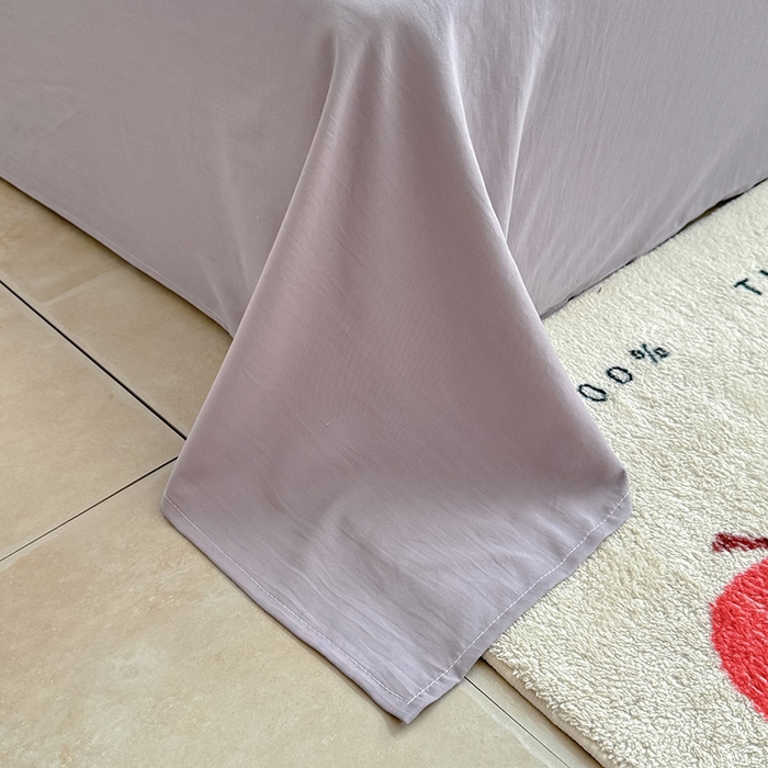 91家纺网 家纺一手货源 找家纺 沃朴家居 2025春夏新款亲肤水洗棉毛巾绣四件套 花朵女孩