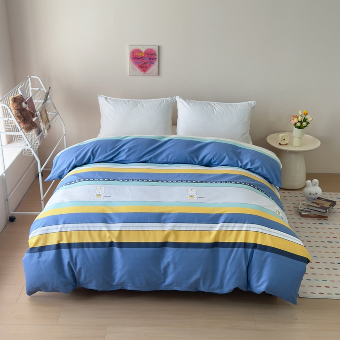 91家纺网 家纺一手货源 找家纺 （总） 雨萝家纺 新款12868全棉被罩纯棉被套