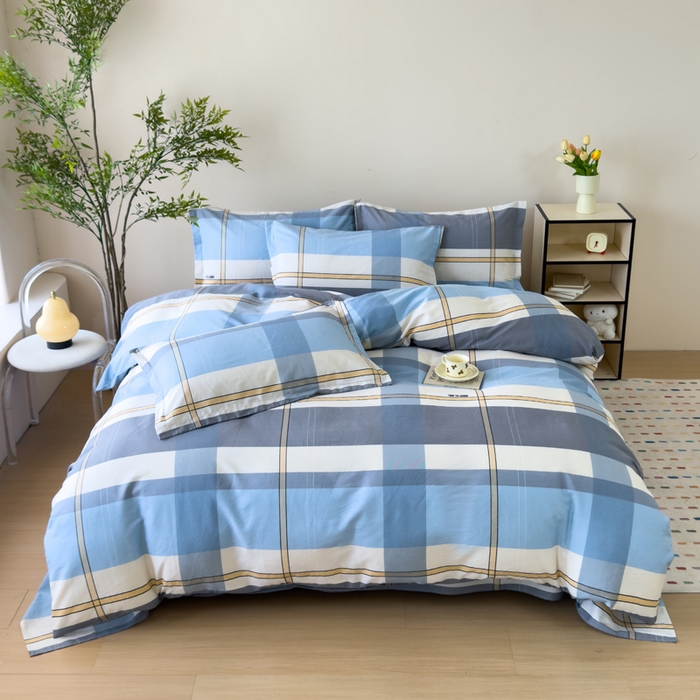 91家纺网 家纺一手货源 找家纺 （总）新款12868全棉学生宿舍三件套卡通纯棉四件套