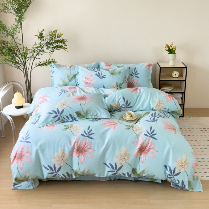 91家纺网 家纺一手货源 找家纺 （总）新款12868全棉学生宿舍三件套卡通纯棉四件套