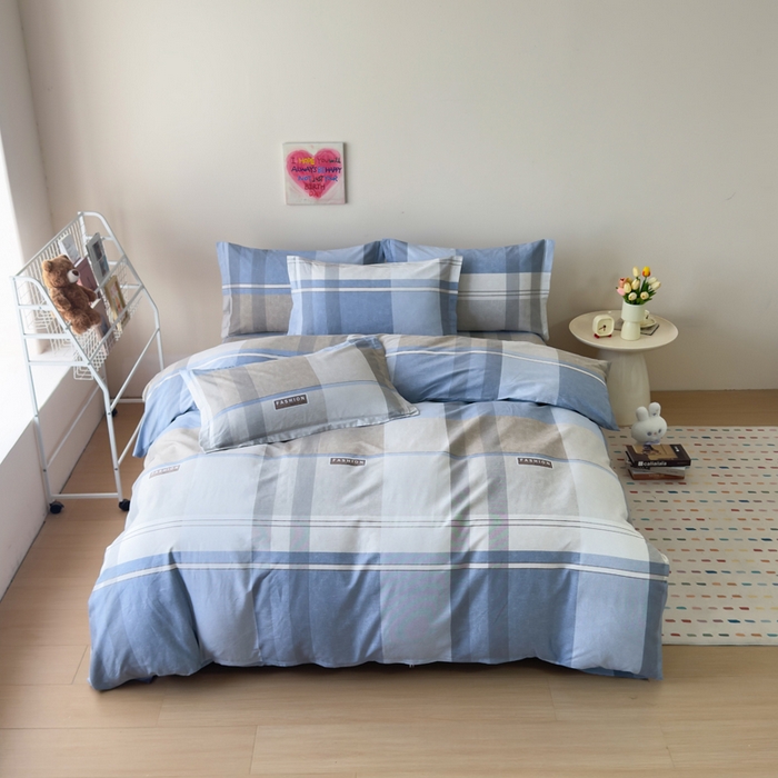 91家纺网 家纺一手货源 找家纺 （总）新款12868全棉学生宿舍三件套卡通纯棉四件套