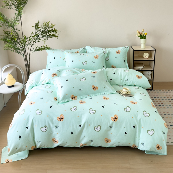 91家纺网 家纺一手货源 找家纺 （总）新款12868全棉学生宿舍三件套卡通纯棉四件套