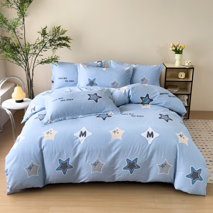 91家纺网 家纺一手货源 找家纺 （总）新款12868全棉学生宿舍三件套卡通纯棉四件套